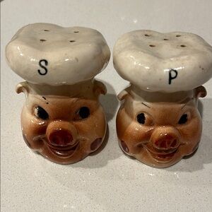 Pig Chef Salt and Pepper Shakers